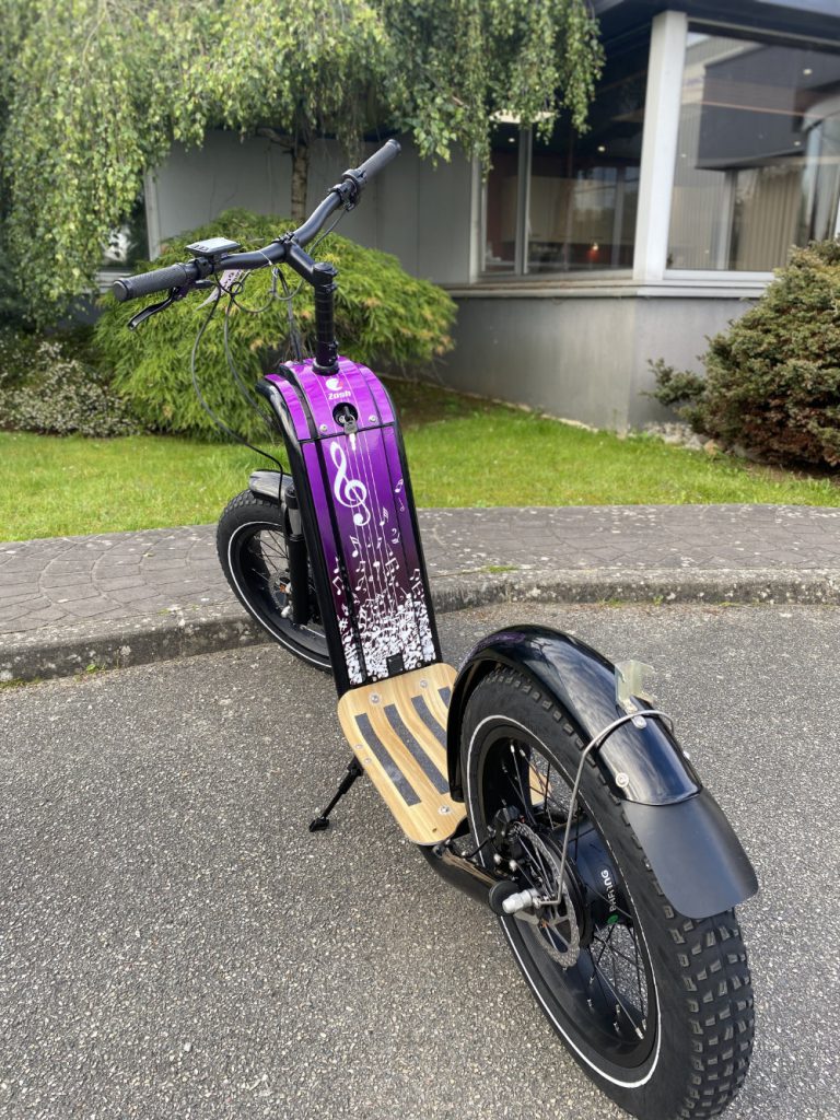 The Zosh e scooter and its dual motor