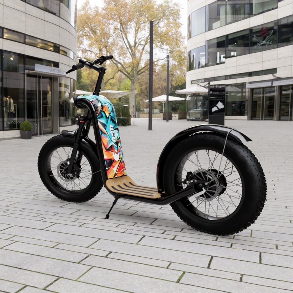 The new French electric scooter, a jewel by Cochet