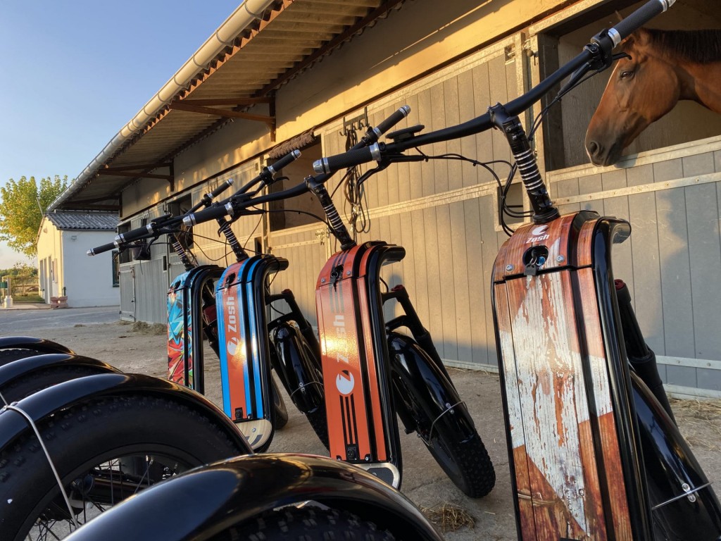 Zosh, trottinette électrique tout-chemin passe partout