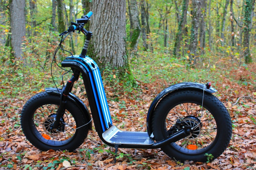 An electric scooter with great autonomy