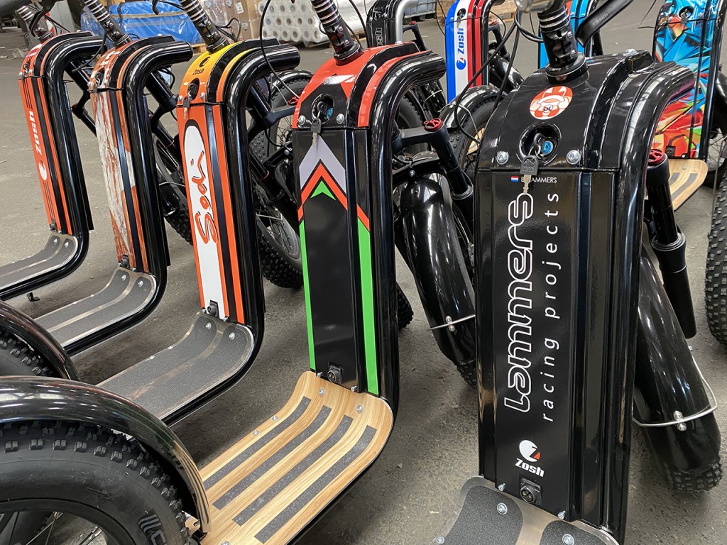 Off-road electric vehicles for businesses in search of renewing their fleet of vehicles.