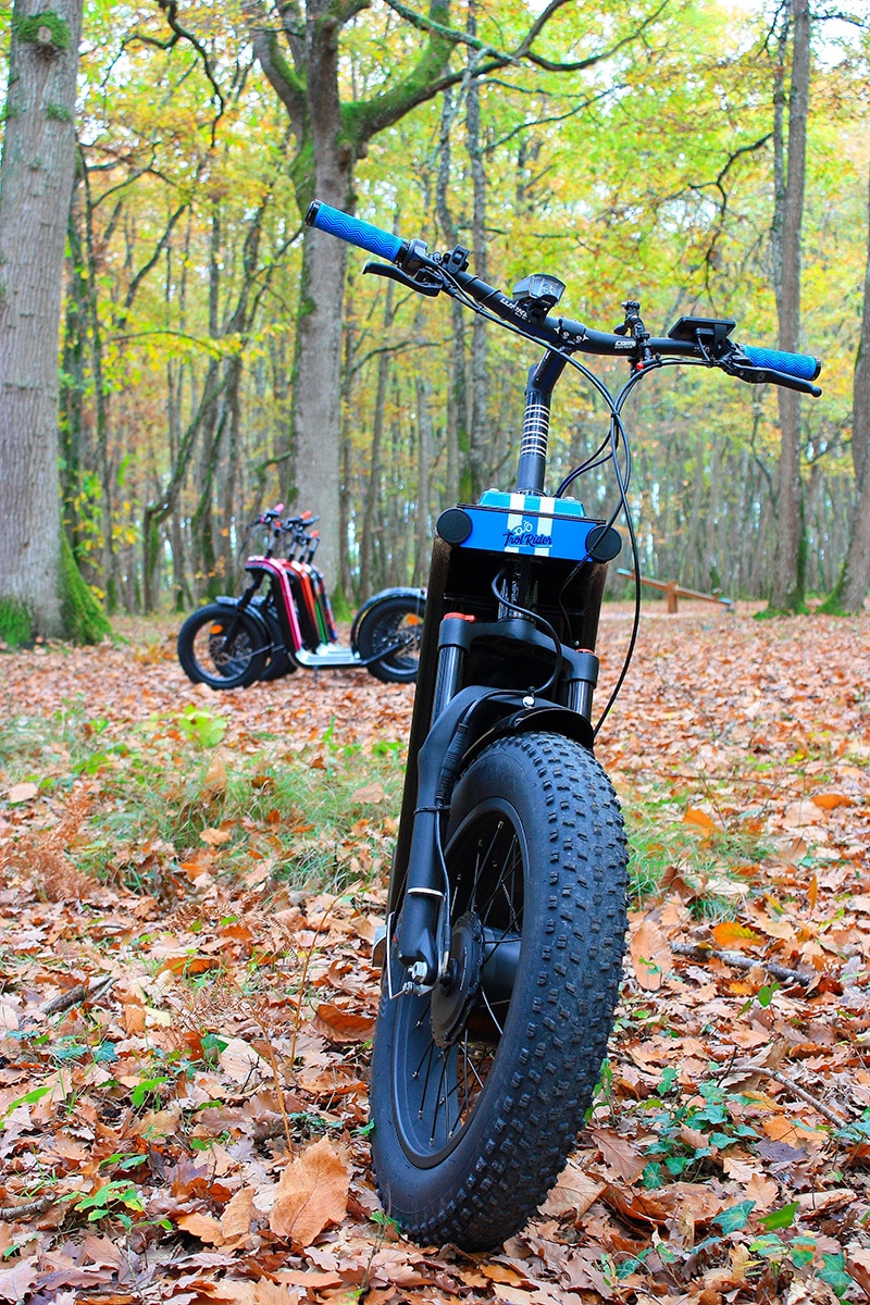 La trottinette électrique tout terrain, conçue dans la Sarthe