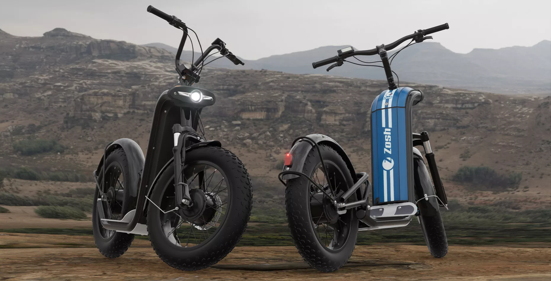 ZOSH Trottinette tout-terrain