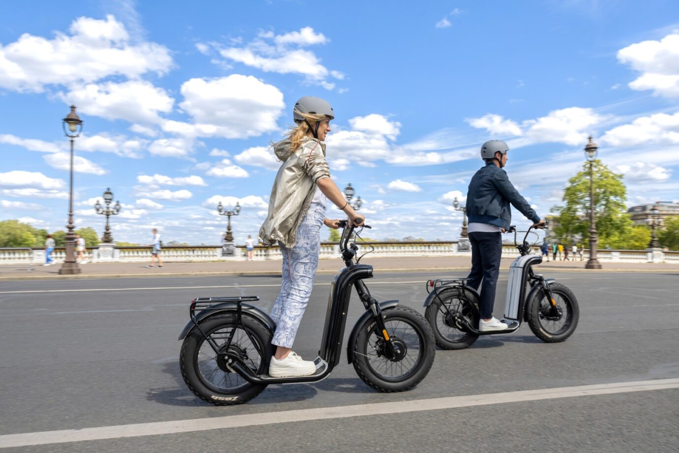 Une trottinette électrique agile & facile