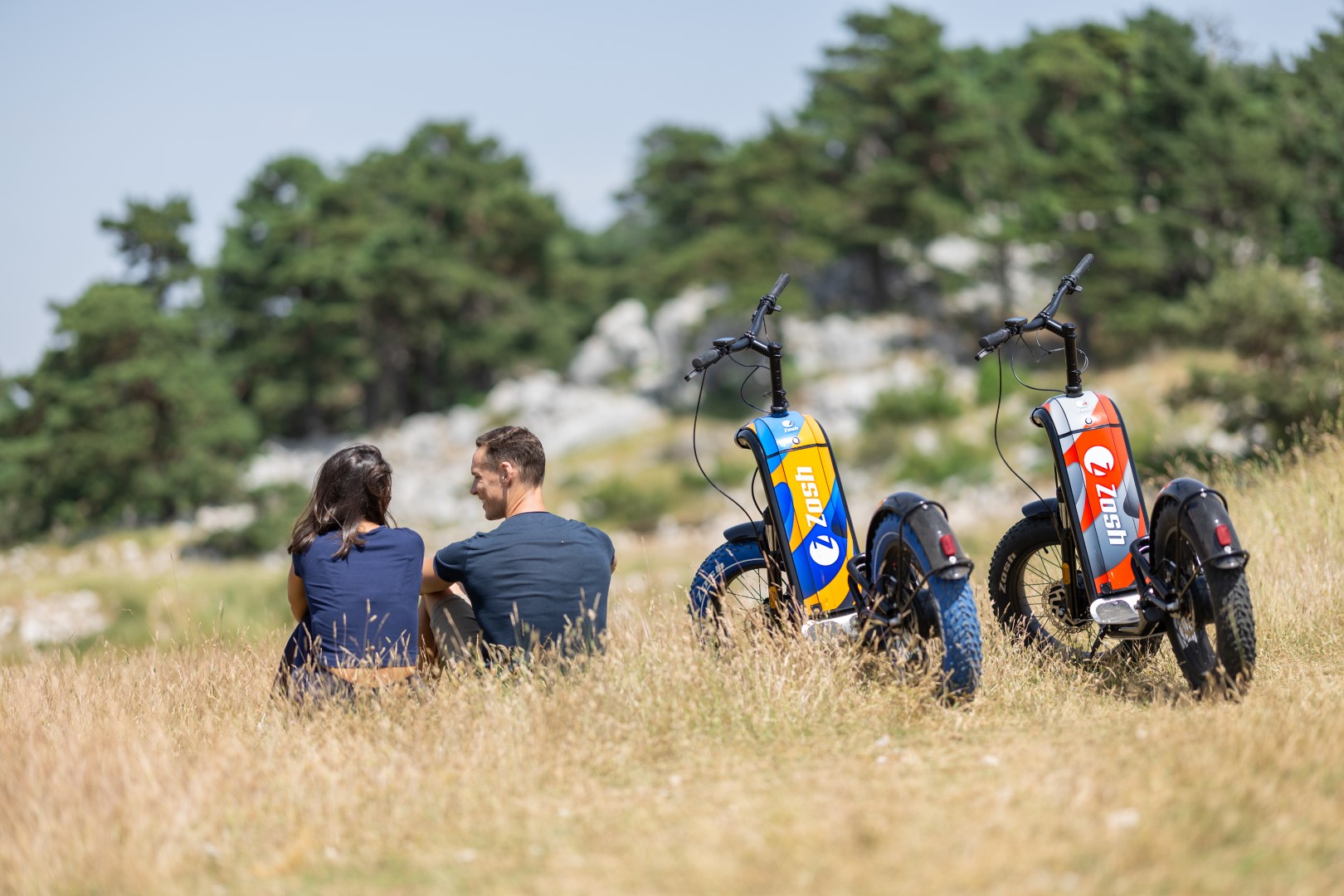 Trottinette électrique Homologuée route 1000 et 1800 watts immatriculable  avec panier arrière SPIRIT